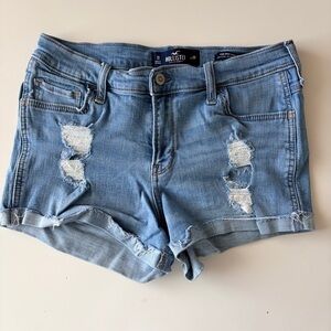 Hollister Distressed Jean Shorts, Size 11